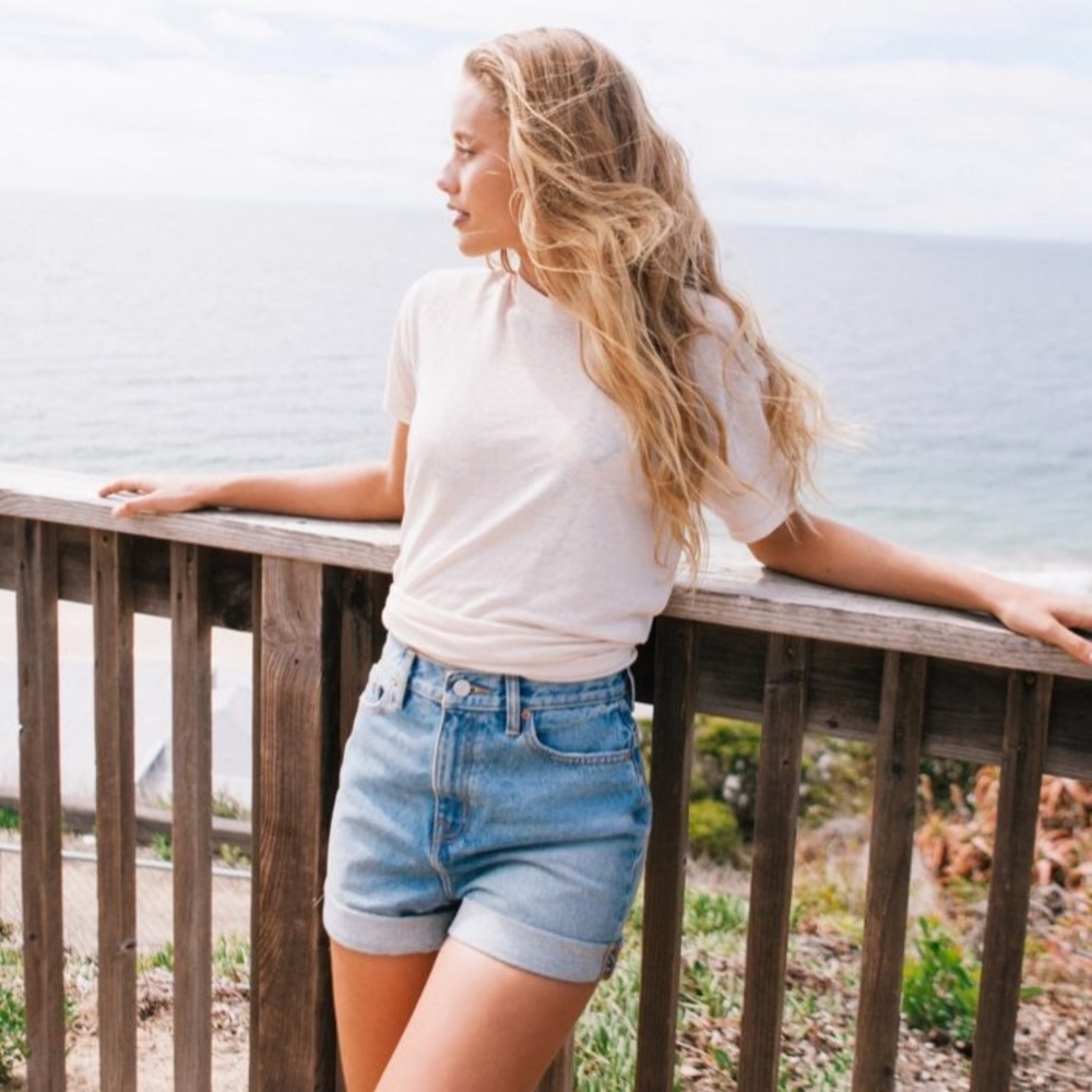 BDG Mom High-Rise Denim Short